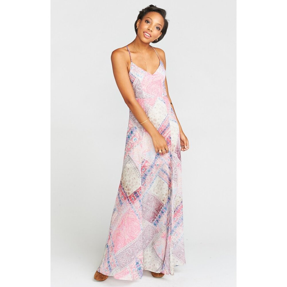 NWT Show Me Your Mumu Nicole Backless Maxi Dress Size XS & Medium MSRP $189